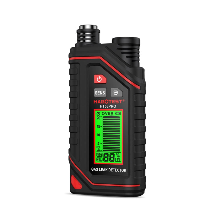 Rilevatore di gas portatile ricaricabile HABOTEST, HT629 Rilevatore di gas portatile ricaricabile HABOTEST, HT629